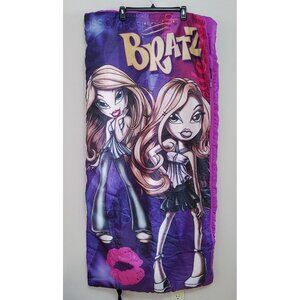 MGA Entertainment Bratz Dolls Childs Purple Sleeping Bag Size 52" x 52"